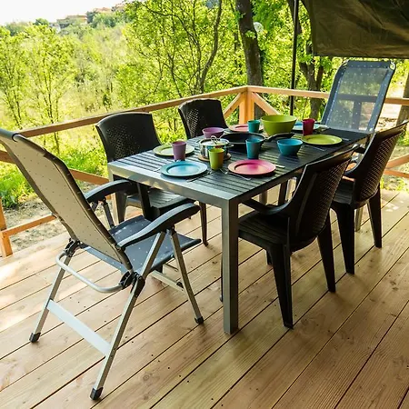 Safari Tent At Kemp Stribrny Rybnik Tente de luxe