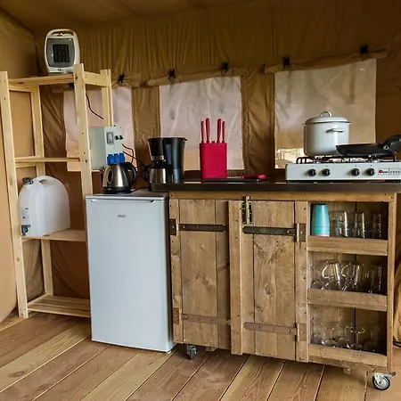 Tente de luxe Safari Tent At Kemp Stribrny Rybnik *